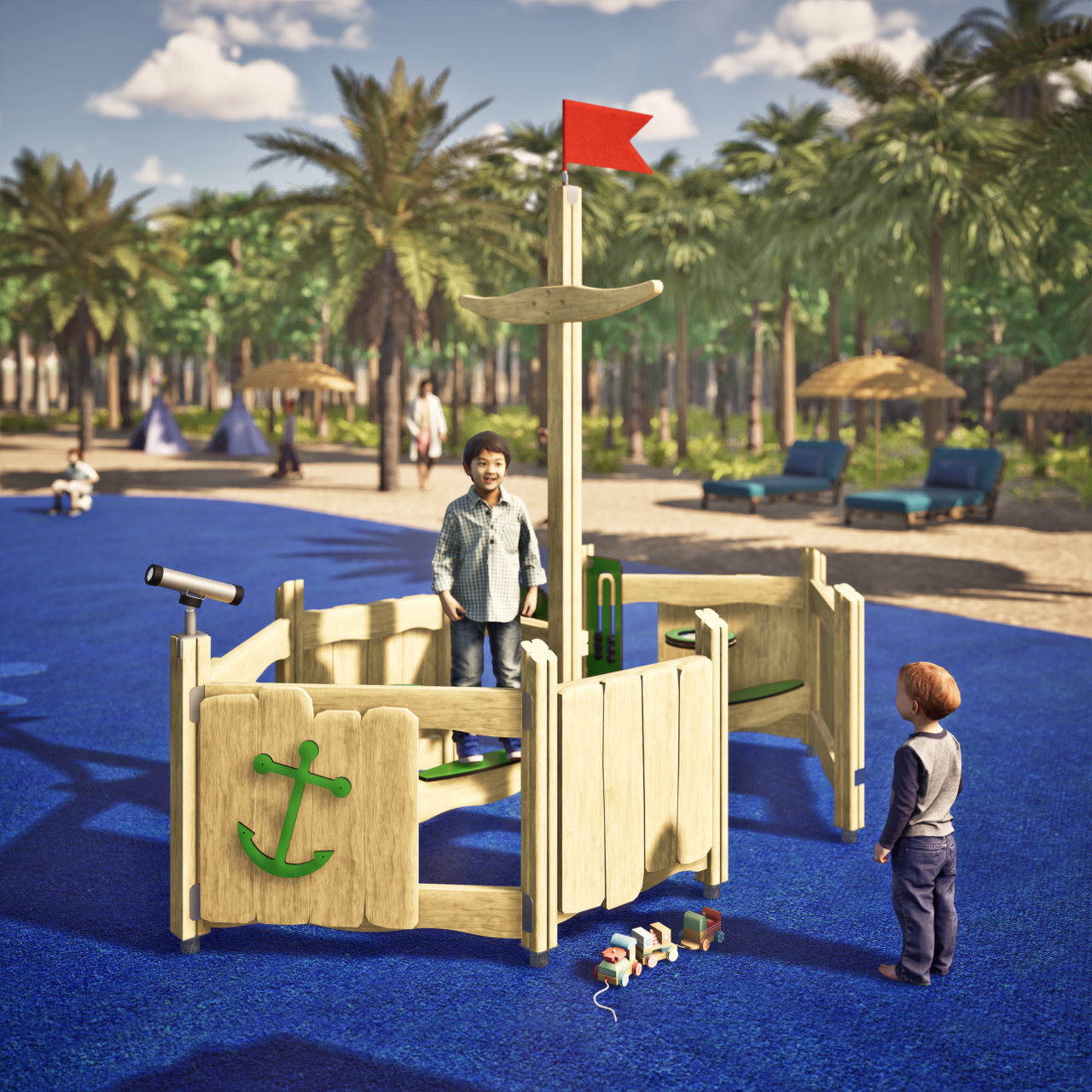 Flora kleines Schiff – ideal für jüngere Entdecker