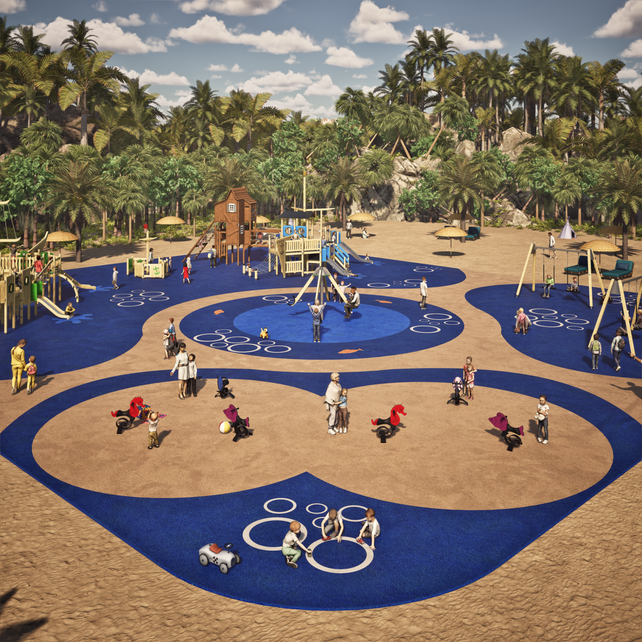 Ein Themen-Spielplatz wie die Versunkene Stadt liefert mehr als Spielwert