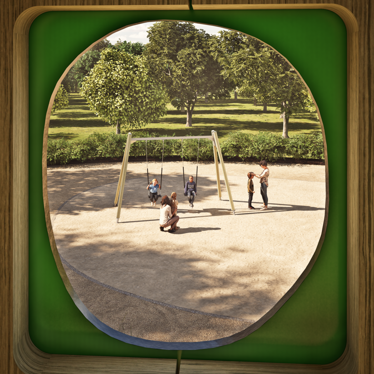 Ein Ort, an dem Natur und Spiel eins werden und Fantasie ganz selbstverständlich ihren Raum findet.